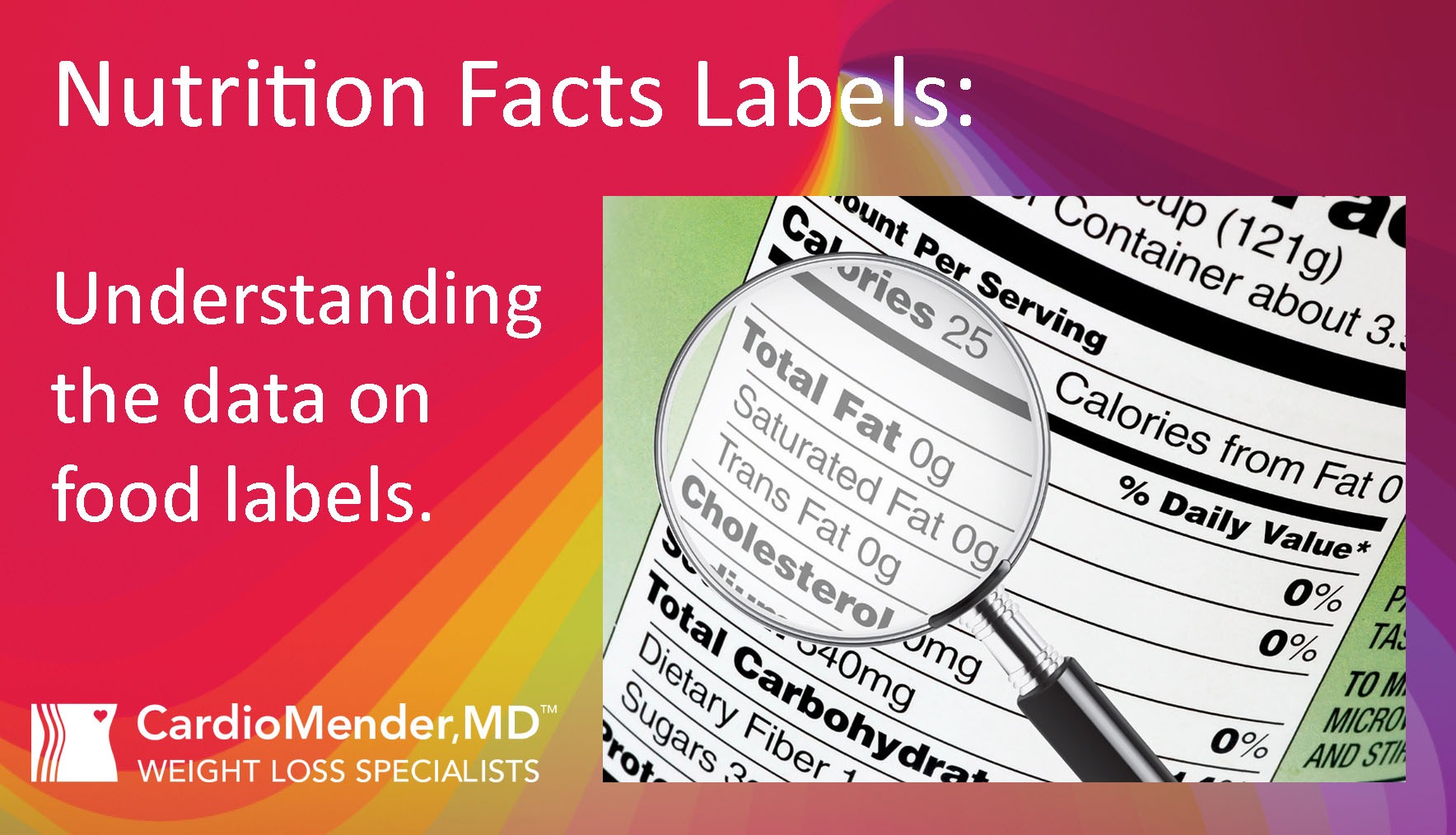 Getting The Right Nutrition Data From Food Labels CardioMender MD